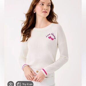Lilly Pulitzer Love Always Pippy Sweater NWT L
